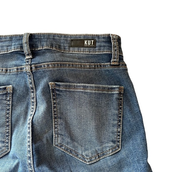 KUT From The Kloth Jeans Womens 2 Connie High Waist Ankle Distressed Casual - Picture 6 of 13